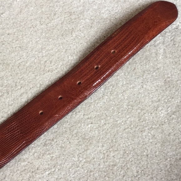 James Reid Genuine Lizard Belt Strap - Picture 8 of 13